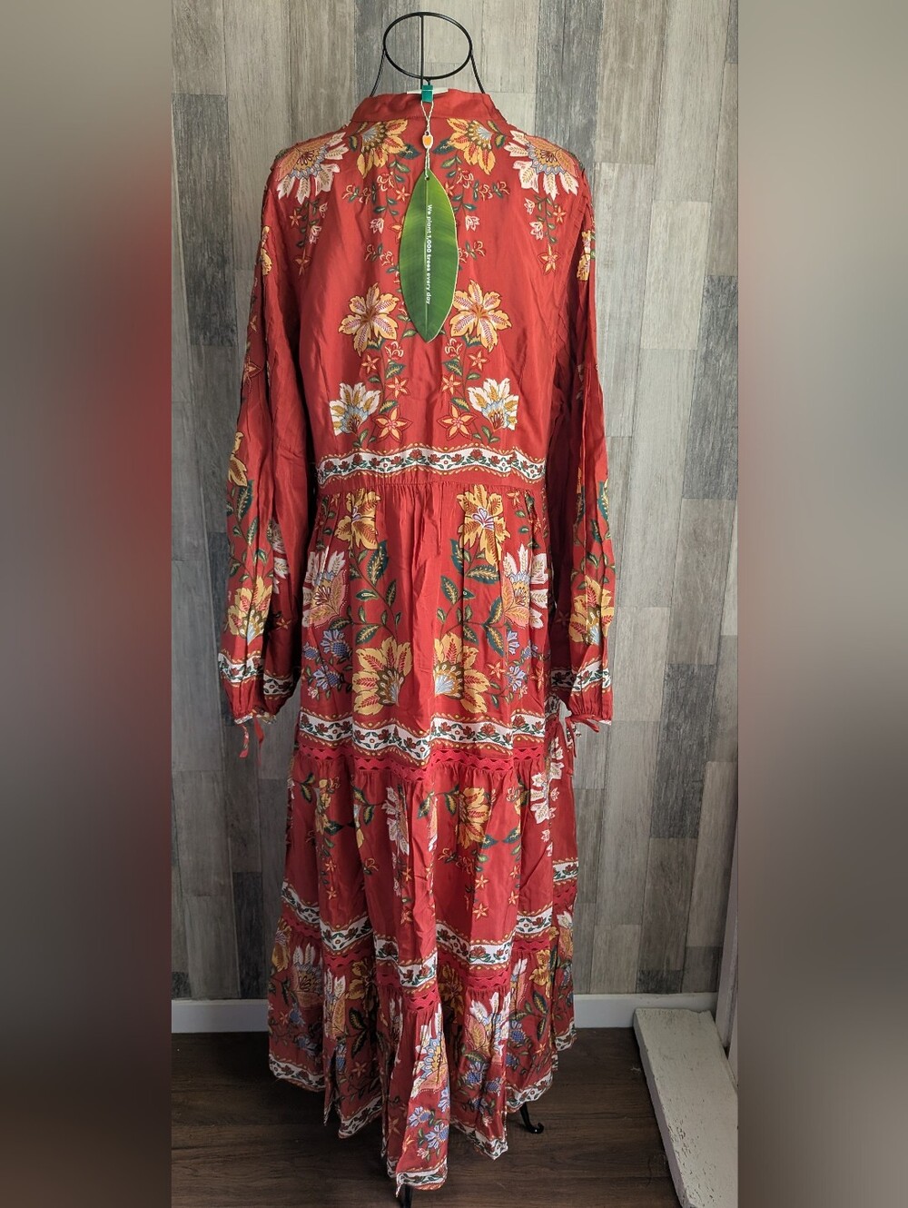 Farm Rio Garden Delight Midi Dress NWT - Picture 10 of 16